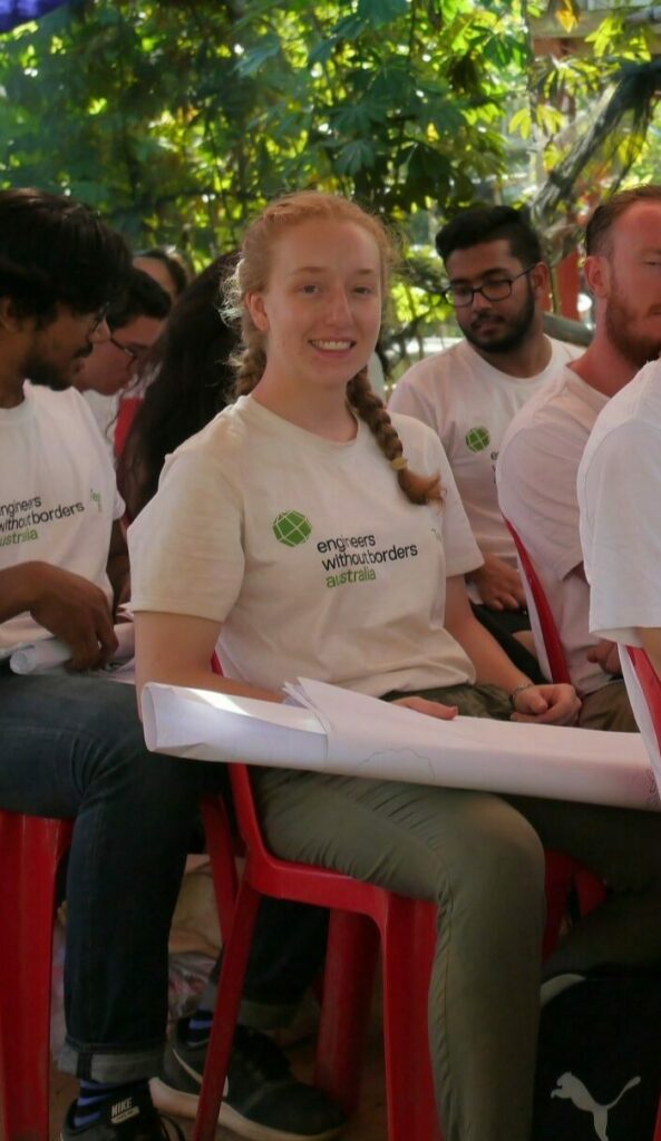 Adele van der Winden combining social justice and engineering at EWB's Design Summit in Cambodia