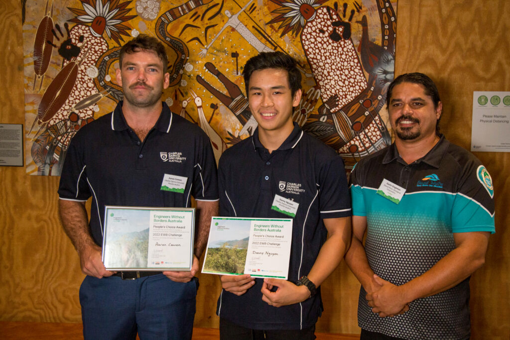 People’s Choice Award: Charles Darwin University - Bamboo tube pot for mangrove revegetation 