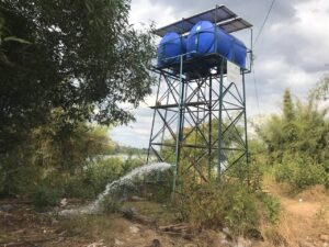 Water supply system in Kratie Province community