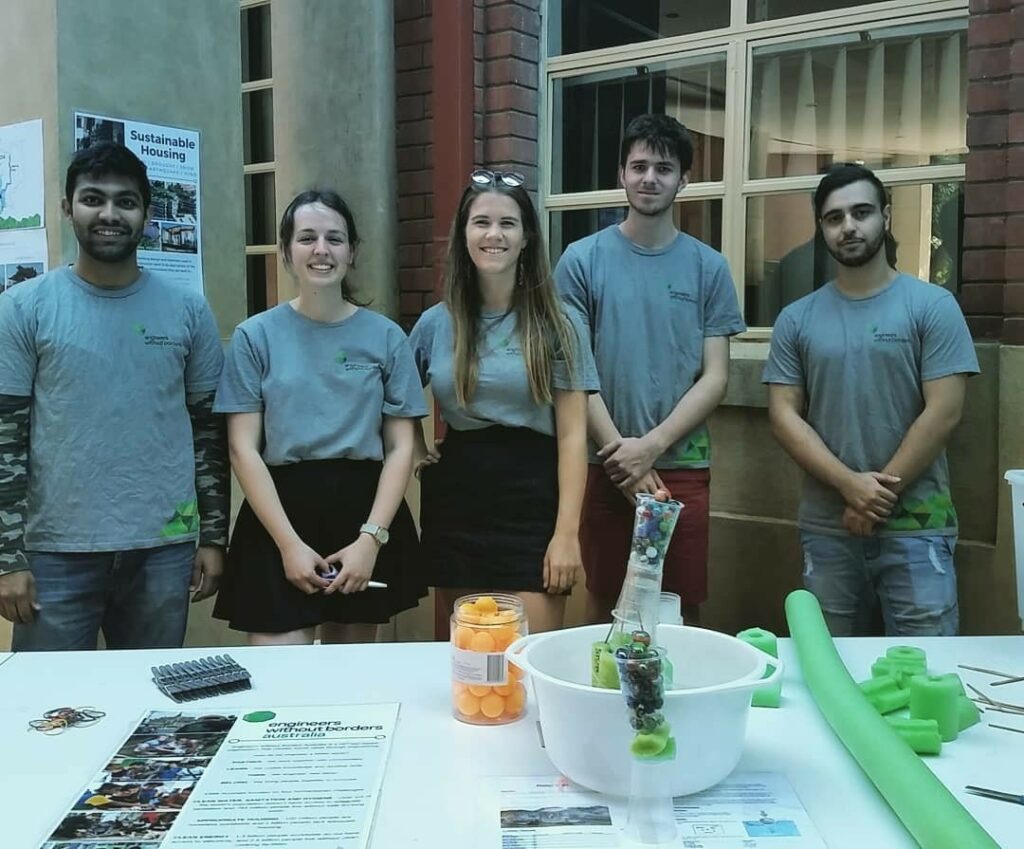 The University of Adelaide Chapter preparing to deliver a Youth Outreach workshop.