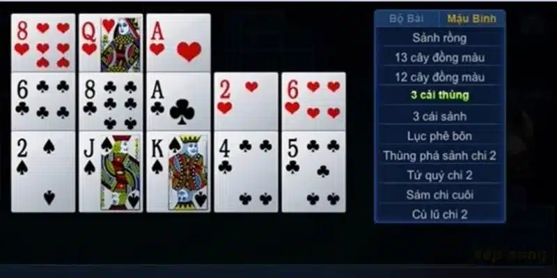 Cách xếp bài Mậu Binh tại Hitclub theo chiến thuật kết hợp